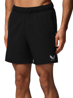 Castore Flex Shorts with Inner Brief, Black/Silver, Black / Silver