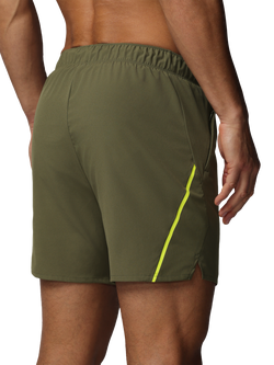 Castore Flex Shorts with Inner Brief, Ivy Green/Black - view 2, Ivy Green/ Black