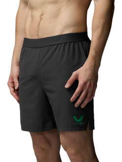 Castore Adapt 7" Shorts, Gunmetal/ Green, Gunmetal/ Green
