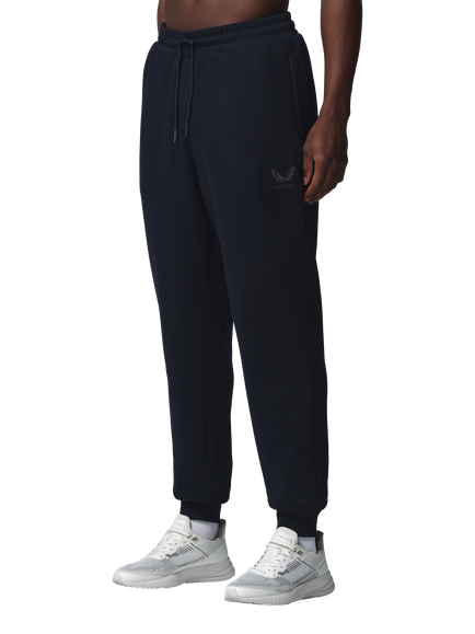 Castore Men's Adapt Fleece Joggers, Black/Gunmetal, Black/ Gunmetal