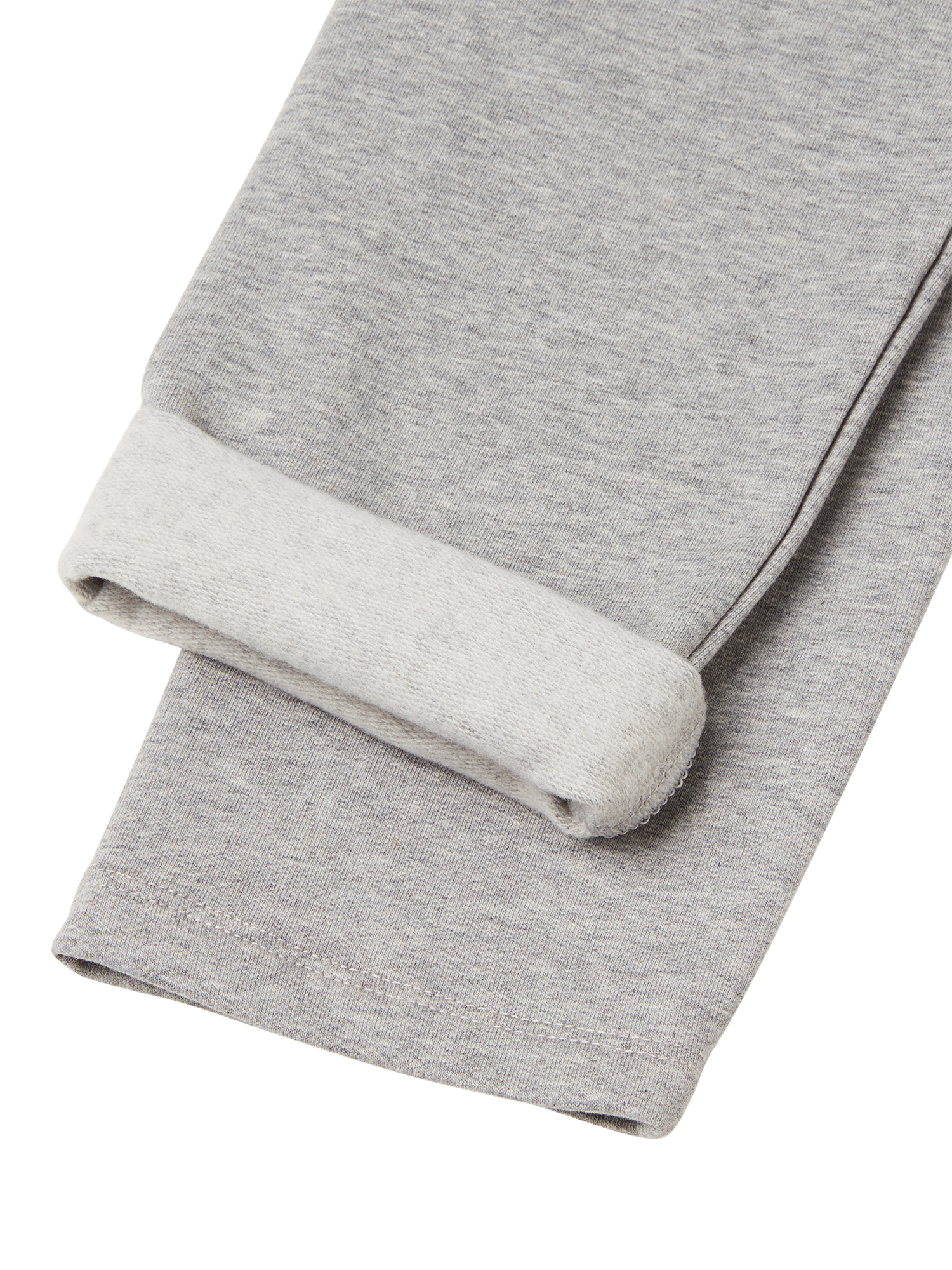 Product image 3 of 3, which shows Benetton Kids' Brushed Fabric Leggings , Grey, 6-7 yrs