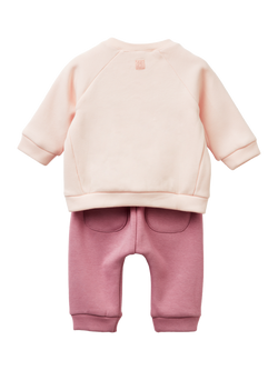 Benetton Kids' Long Sleeve Crew Neck Jumper Set - view 2, Pink