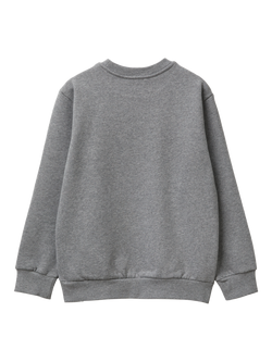Benetton Kids' Crew Neck Long Sleeve Sweatshirt - view 2, Grey