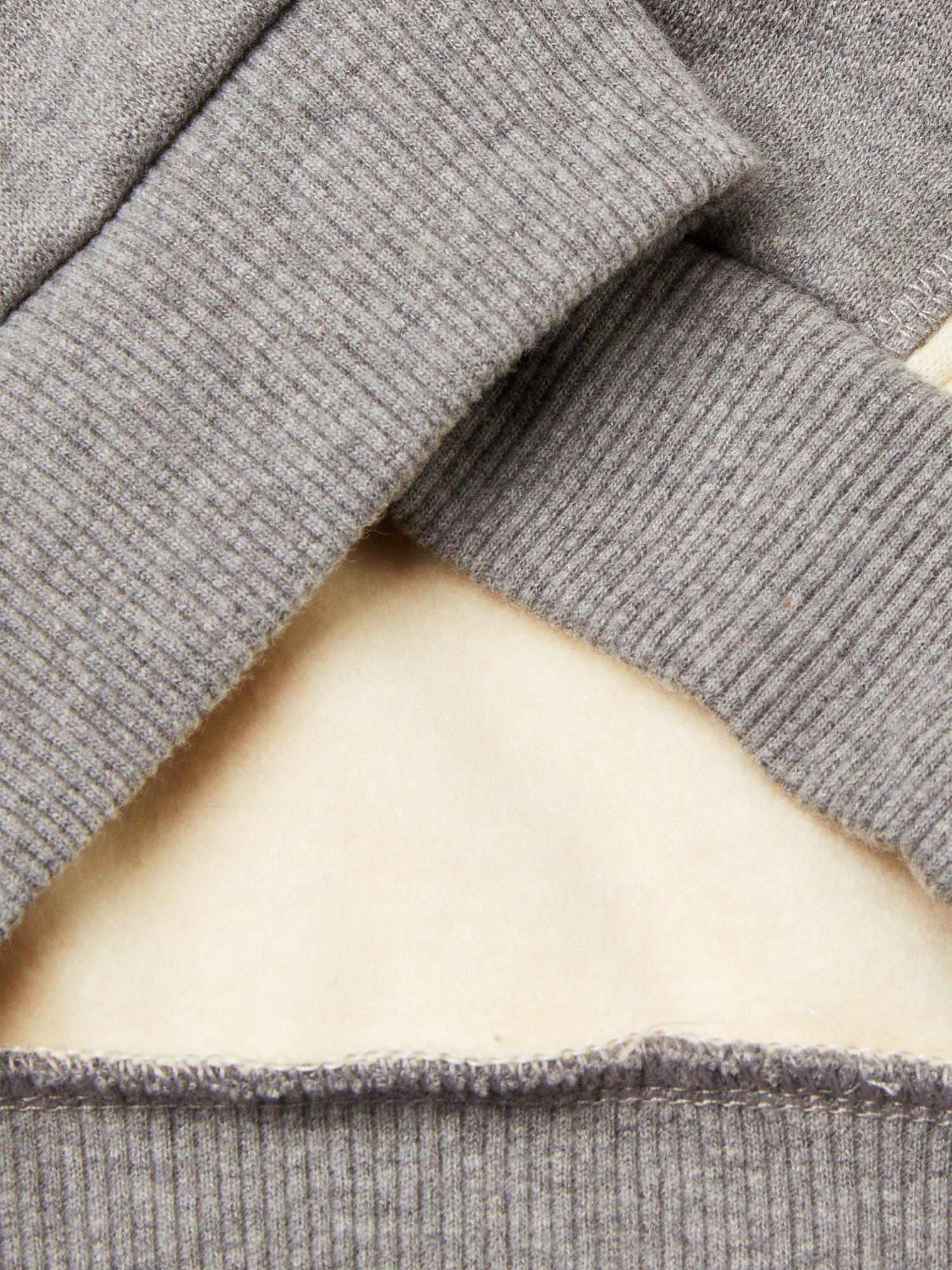 Product image 3 of 3, which shows Benetton Kids' Brushed Cotton Blend Logo Sweatshirt, Yellow/Multi, 3-4 years