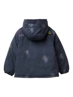 Benetton Kids' Long Sleeve Hooded Anorak Jacket - view 2, Navy