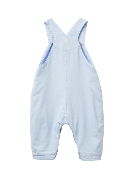 Benetton Kids' Newborn Button Fastening Salopettes - view 2, Blue