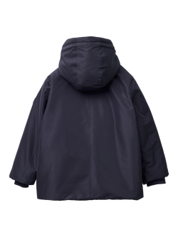 Benetton Kids' Fleece-Lined Hood Long Sleeve Jacket - view 2, Blue