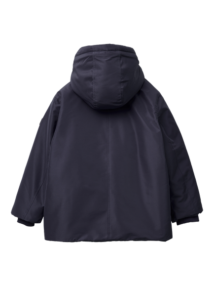 Benetton Kids' Fleece-Lined Hood Long Sleeve Jacket - view 2, Blue
