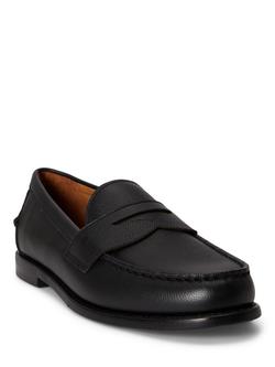 Polo Ralph Lauren Alston Leather Penny Loafers, Black - view 2, Black