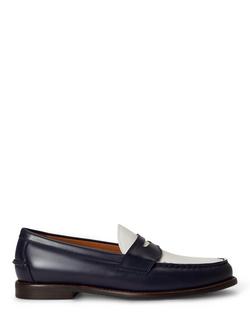 Polo Ralph Lauren Alston Leather Penny Loafers, Navy, Navy