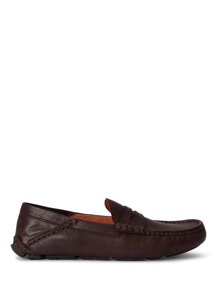Ralph Lauren Polo Ralph Lauren Anders Leather Loafers, Dark Brown, Dark Brown