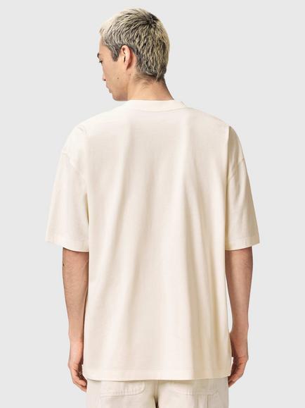AllSaints Mikro Logo Crew Neck T-Shirt - view 2, White