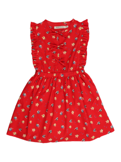 The New Society Kids' Amapola Dress, Amapola Print, Amapola Print