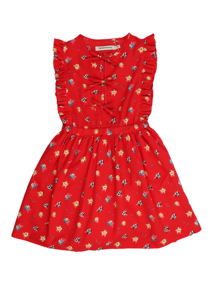 The New Society Kids' Amapola Dress, Amapola Print, Amapola Print