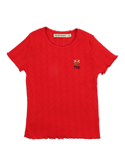 The New Society Kids' Romero T-Shirt, Tulip Red, Tulip Red