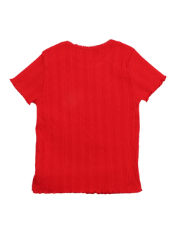 The New Society Kids' Romero T-Shirt, Tulip Red - view 2, Tulip Red