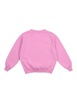 The New Society Kids' Logo Jumper, Pink Lavender - view 2, Pink Lavender