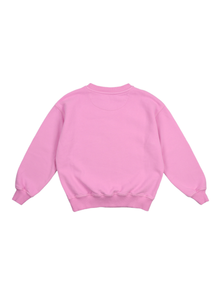 The New Society Kids' Logo Jumper, Pink Lavender - view 2, Pink Lavender