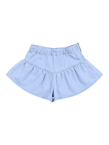 The New Society Kids' Bellis Shorts, Light Denim, Light Denim