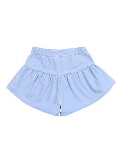 The New Society Kids' Bellis Shorts, Light Denim - view 2, Light Denim