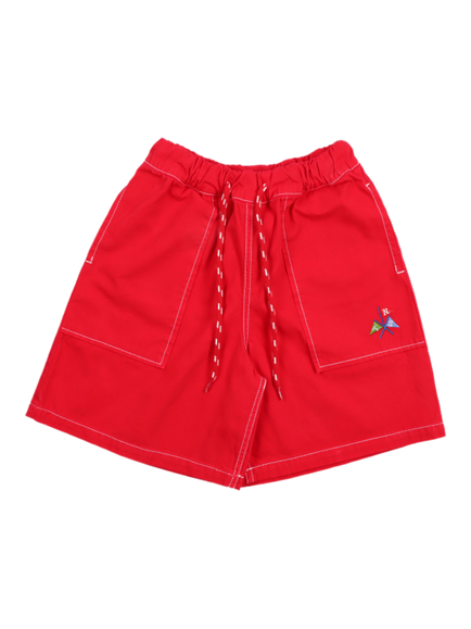 The New Society Kids' Cosmos Bermuda Shorts, Tulip Red, Tulip Red