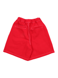 The New Society Kids' Cosmos Bermuda Shorts, Tulip Red - view 2, Tulip Red