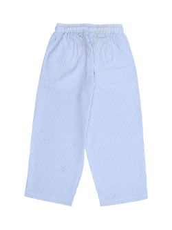The New Society Kids' Almond Trousers, Vista Blue Stripes - view 2, Vista Blue Stripes