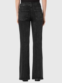 AllSaints Ember Stretch Flared Jeans, Washed Black - view 2, Washed Black