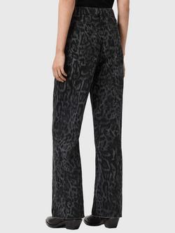 AllSaints Blake Wide Leg Jeans, Leppo Black - view 2, Leppo Black