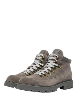 Oliver Sweeney Dunly Suede Walking Boots, Dark Grey - view 2, Dark Grey