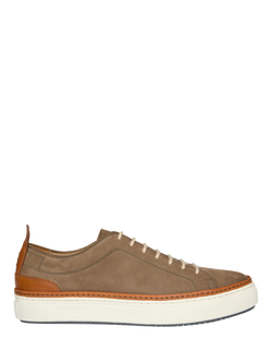 Oliver Sweeney Lopes Nubuck Lace Up Trainers, Taupe, Taupe