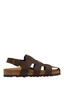 Oliver Sweeney Astogra Leather Fisherman Sandals, Brown, Brown