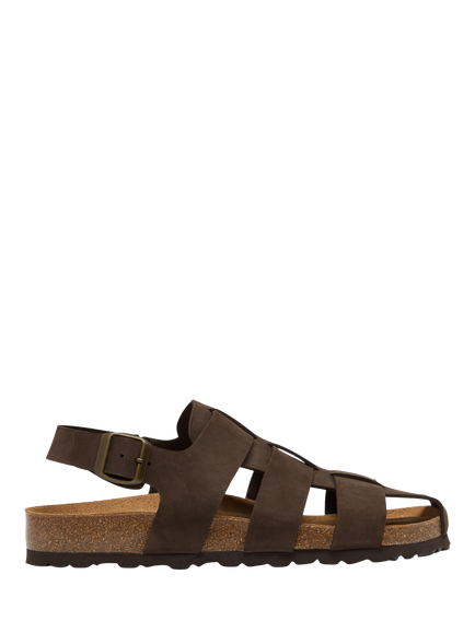 Oliver Sweeney Astogra Leather Fisherman Sandals, Brown, Brown