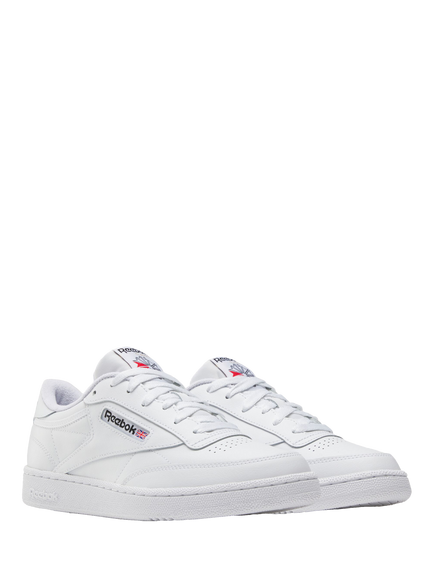 Reebok Club C 85 Lace Up Trainers, White - view 2, White