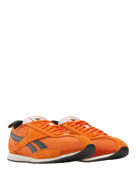 Reebok R400 Trainers, Orange/Black - view 2, Orange/Black