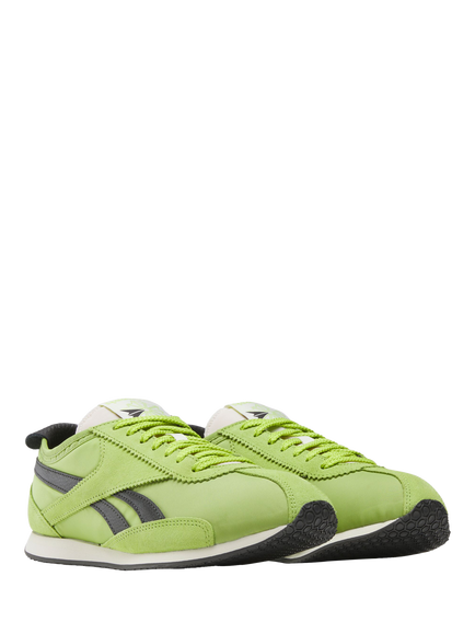 Reebok R400 Trainers, Lime/Black - view 2, Lime/Black