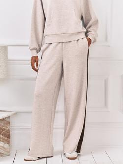 Chelsea Peers Luxe Scuba Joggers containing LENZING™ ECOVERO™ Viscose, Brown - view 2, Brown