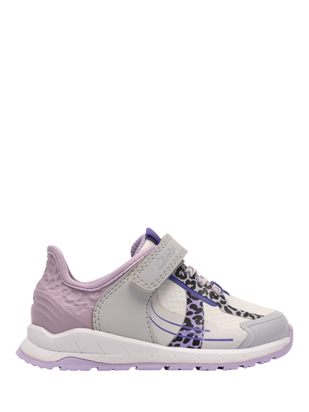 Clarks Baby Selva Lane T Trainers, Lilac, Lilac