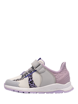 Clarks Baby Selva Lane T Trainers, Lilac - view 2, Lilac