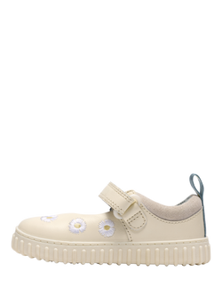 Clarks Kids' Cove Flower T Mary Jane Shoes, Cream - view 2, Cream