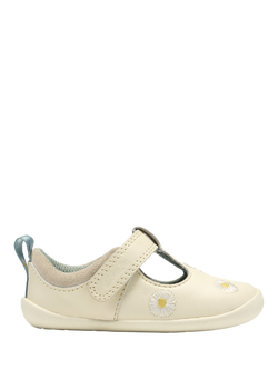 Clarks Baby Roamer Flora T Pre Walker Shoes, Cream, Cream