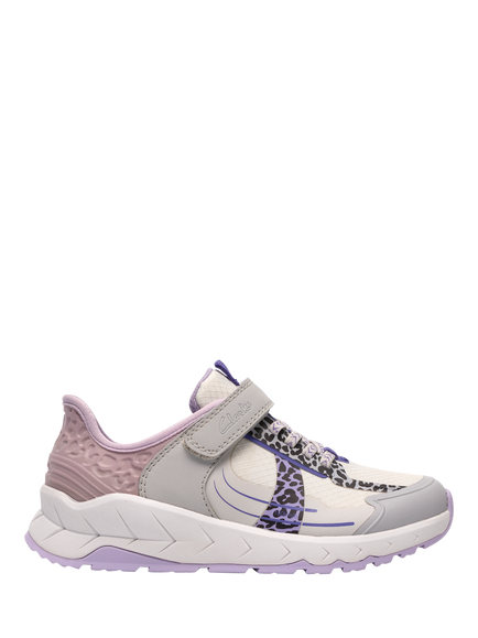 Clarks Kids' Selva Lane K Trainers, Lilac, Lilac
