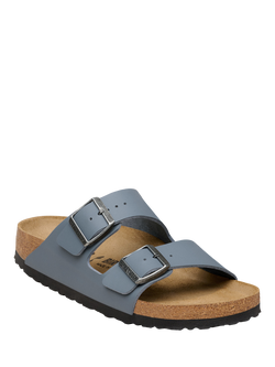 Birkenstock Arizona Birko-Flor Sandals, Basalt Grey - view 2, Basalt Grey