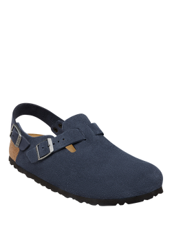 Birkenstock Tokio Suede Clogs, Navy - view 2, Navy