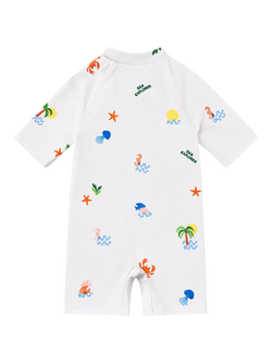 Toastie Baby UV SPF 50+ Protection Long Sleeve Swimsuit, Sea Explorer - view 2, Sea Explorer