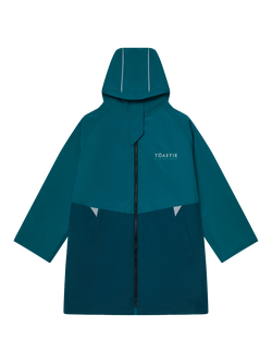 Toastie Kids' Waterproof Hooded Changing Robe, Teal, Teal