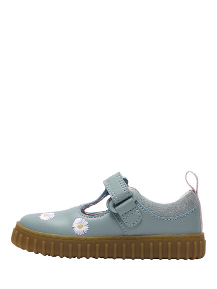 Clarks Kids' Cove Spring T Mary Jane Shoes, Green - view 2, Green