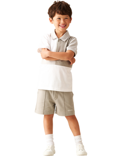 Angel & Rocket Kids' Jersey Ottoman Short, Grey - view 2, Grey