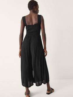 Monsoon Billie Embroidered Jumpsuit, Black - view 2, Black