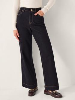 Monsoon Teri Wide Leg Jeans, Indigo, Indigo